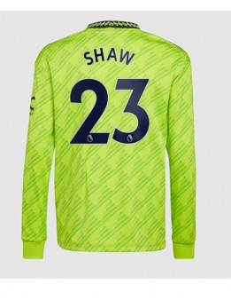 Manchester United Luke Shaw #23 Ausweichtrikot 2022-23 Langarm